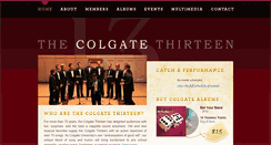 Desktop Screenshot of colgate13.org